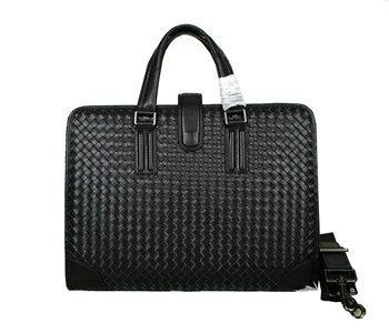 Bottega Veneta intrecciato VN briefcase 52227 black